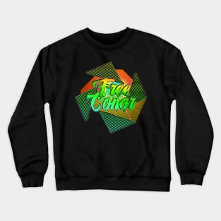 Free Conor: Irishwave Crewneck Sweatshirt